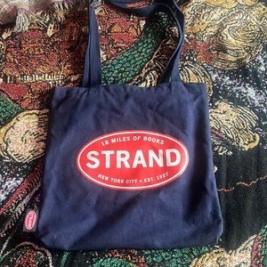 The Strand Navy Blue Tote Bag